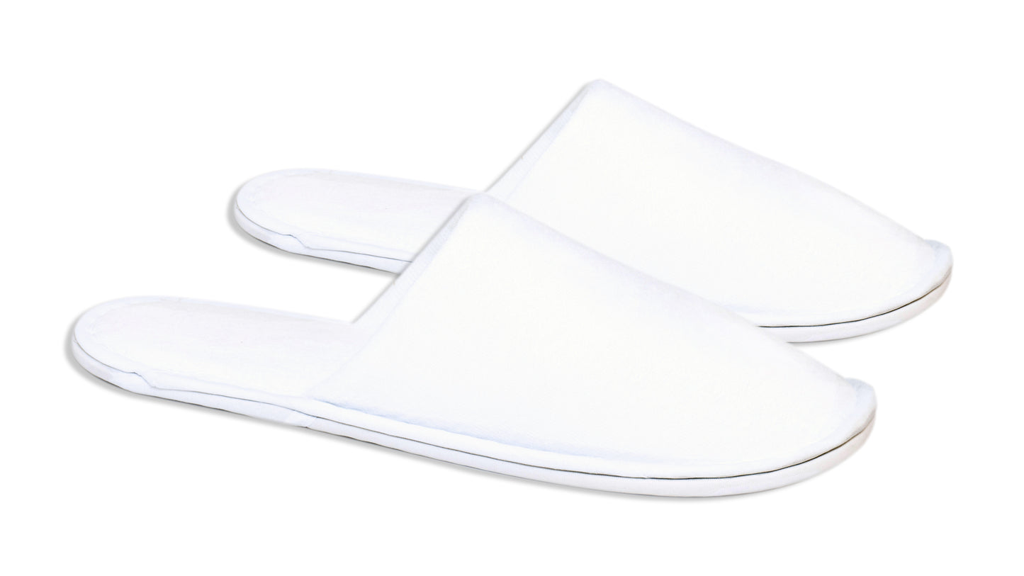 Closed Toe Luxury Hotel Slippers (100 pairs)