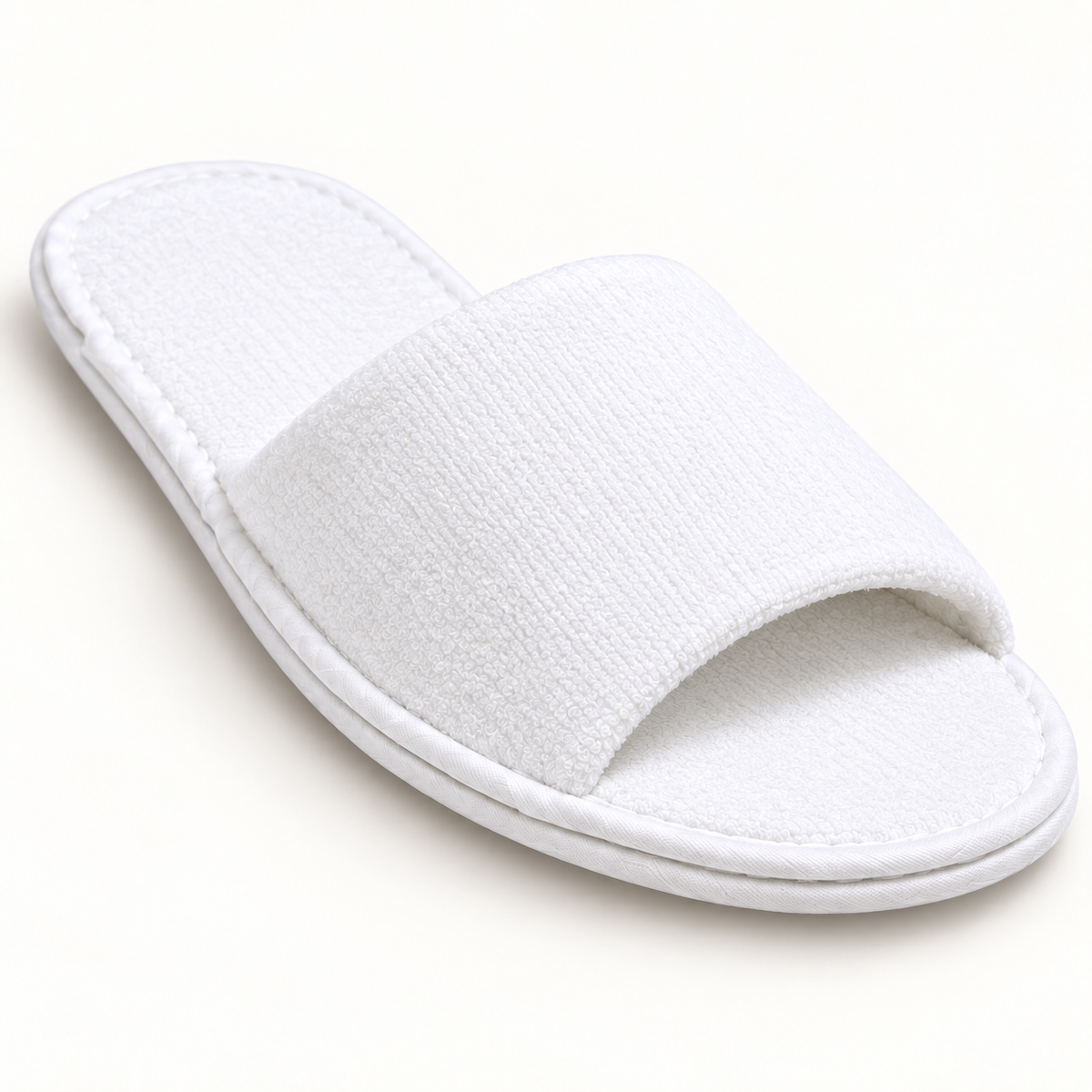 Regent Open-Toe Velour Slipper