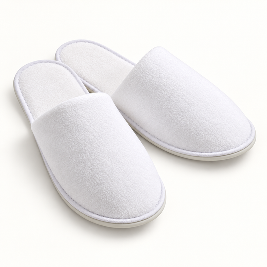 Regent Closed-Toe Velour Slipper — hero