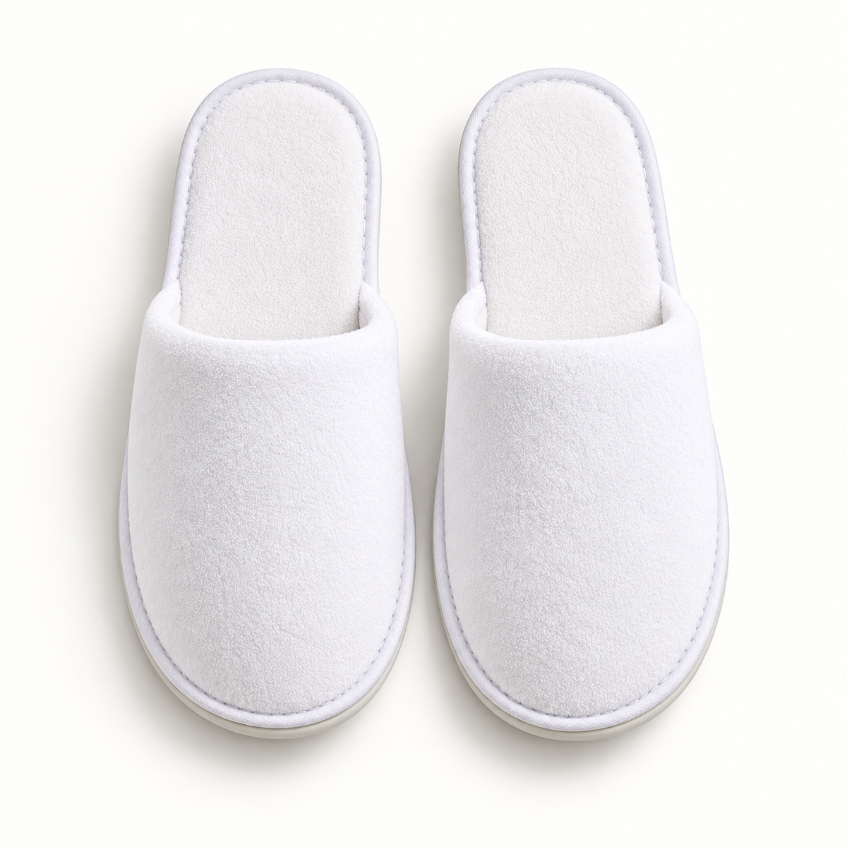 Regent Closed-Toe Velour Slipper — overhead