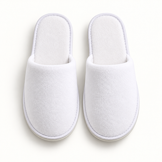 Regent Closed-Toe Velour Slipper — overhead