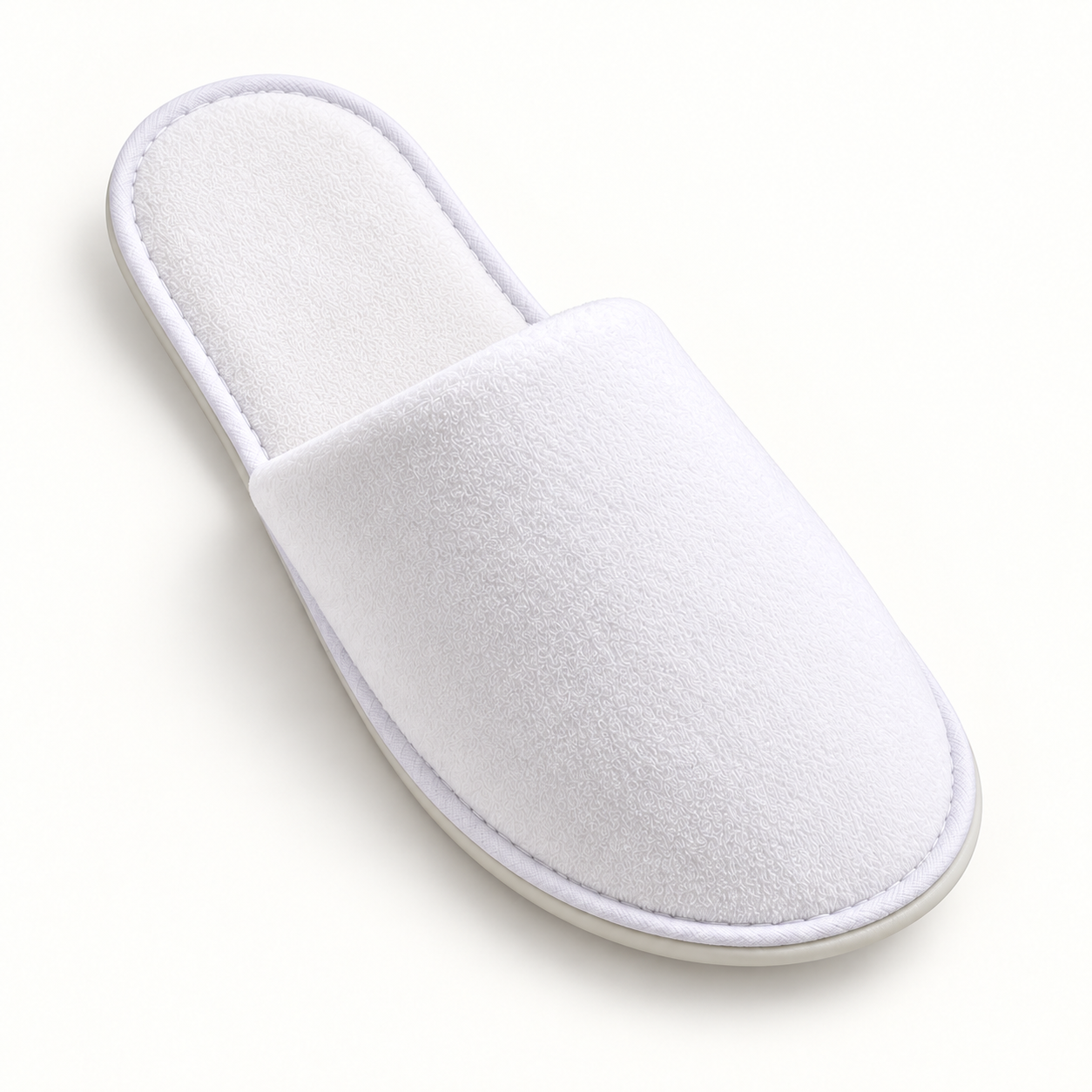 Regent Closed-Toe Velour Slipper — footbed