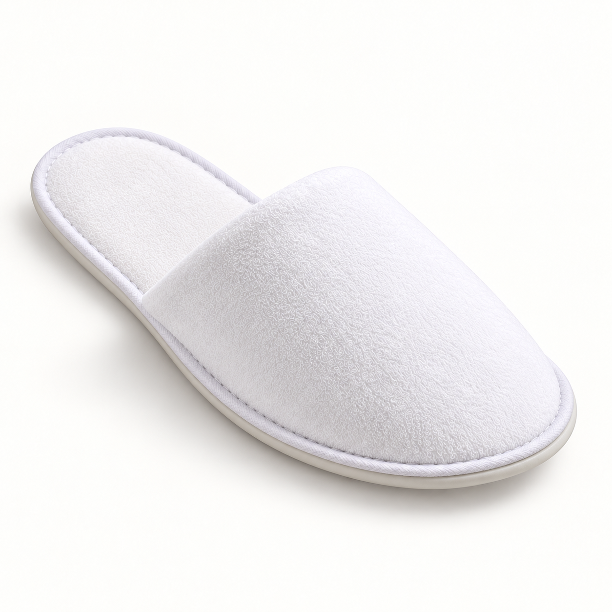Regent Closed-Toe Velour Slipper — single