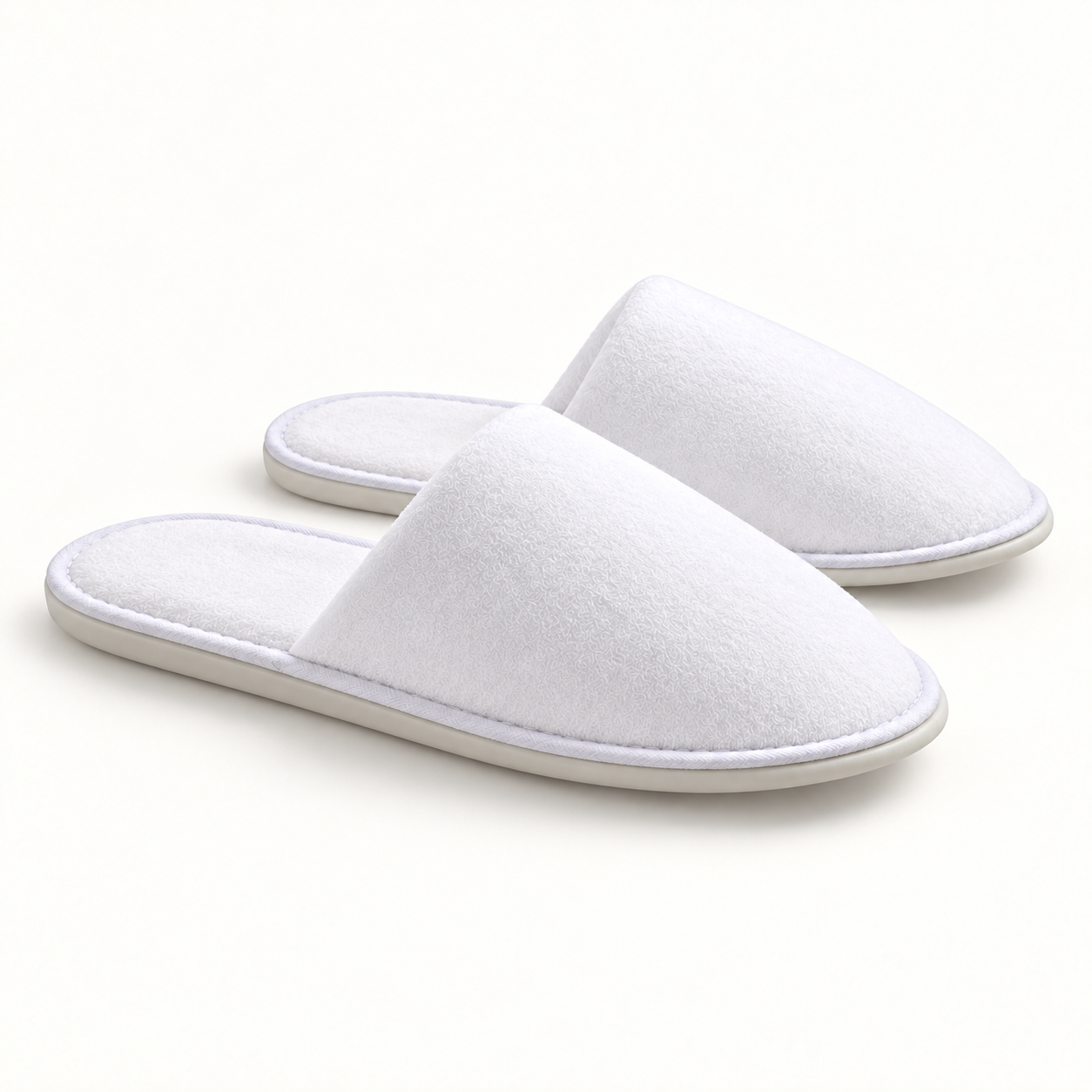 Grand Closed-Toe Velour Slipper — profile