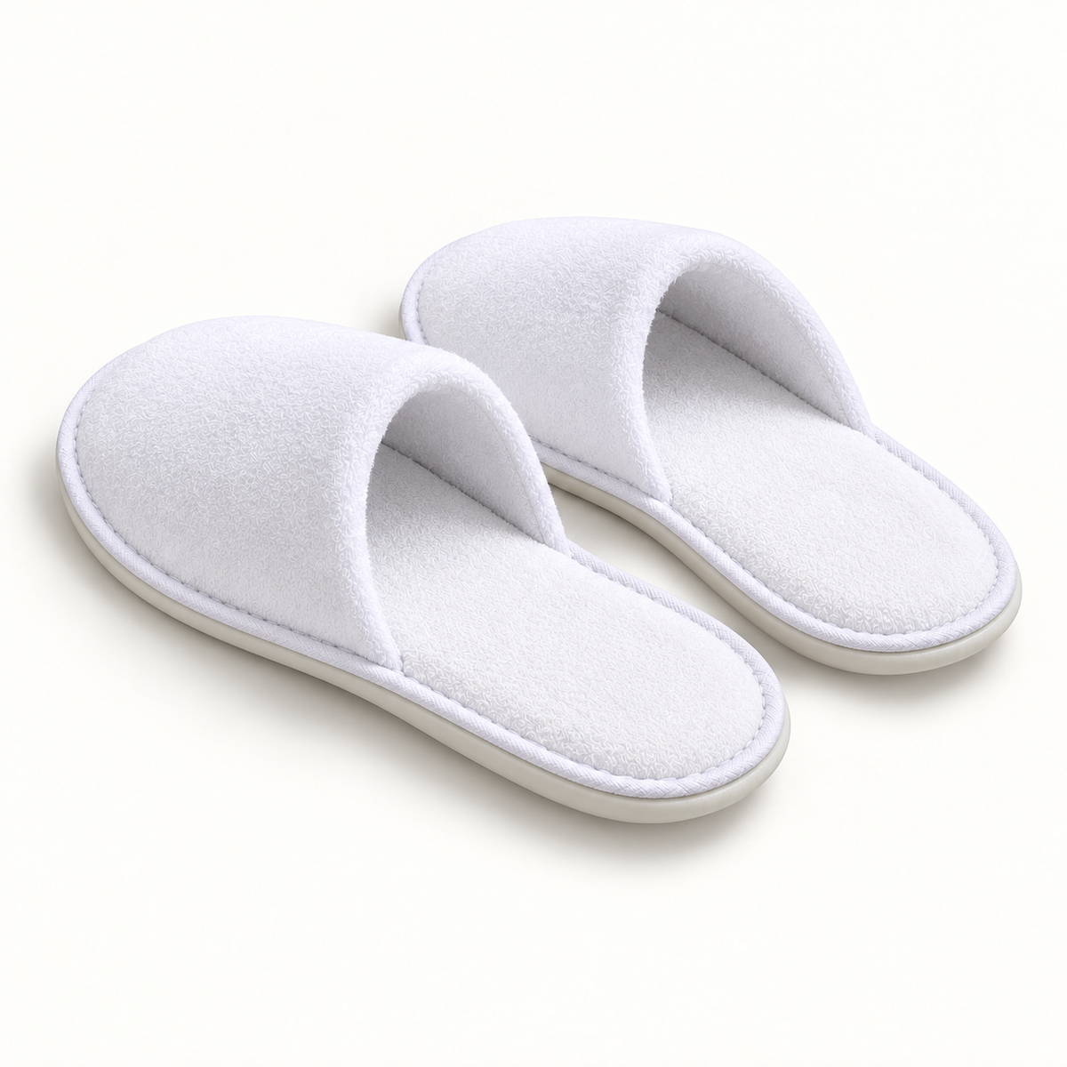 Grand Closed-Toe Velour Slipper — rear