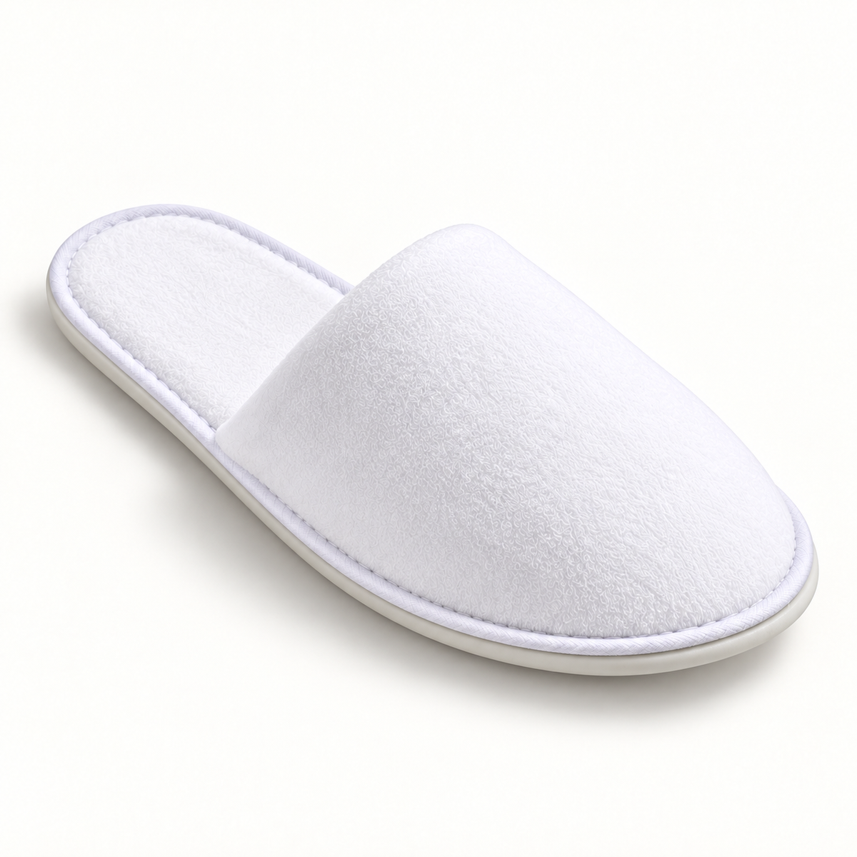 Grand Closed-Toe Velour Slipper — single