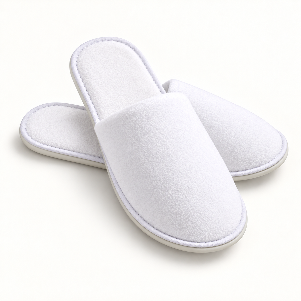 Grand Closed-Toe Velour Slipper — pair alternate