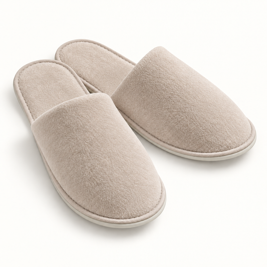 Maison Closed-Toe Velour Slipper — hero