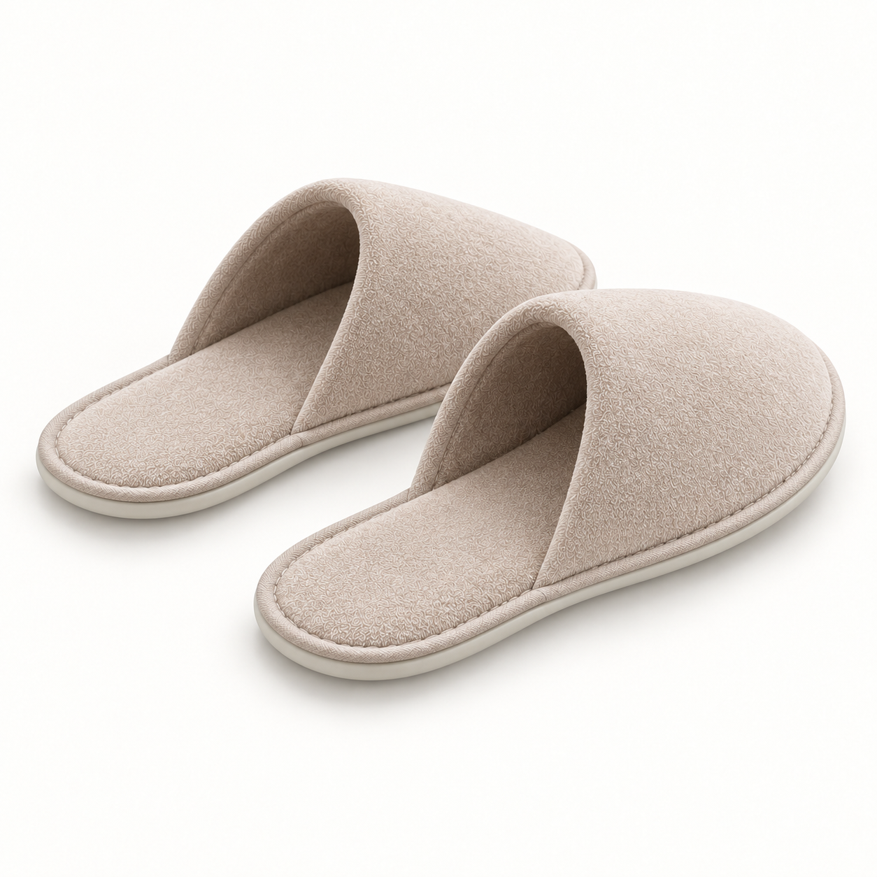 Maison Closed-Toe Velour Slipper — rear