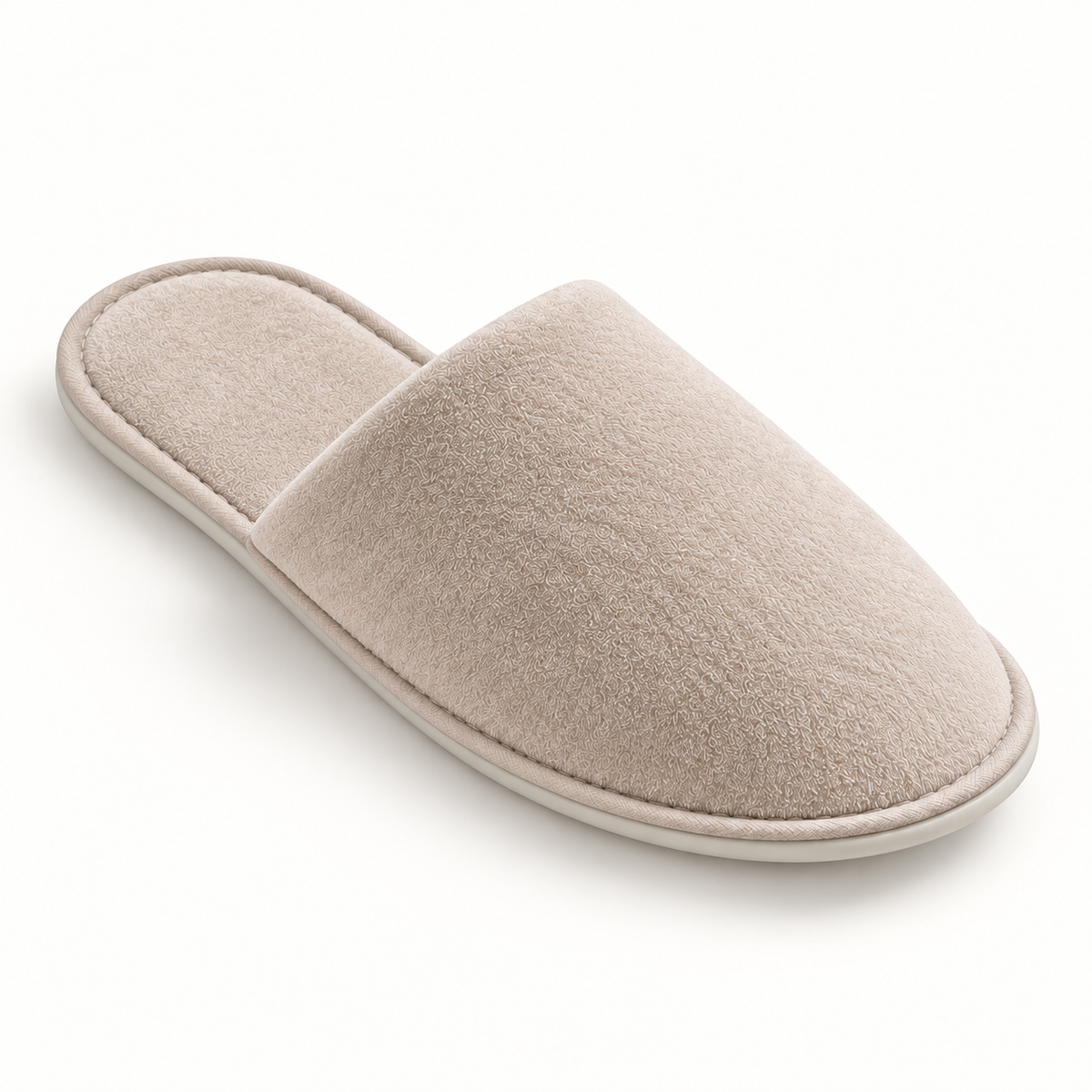Maison Closed-Toe Velour Slipper — single