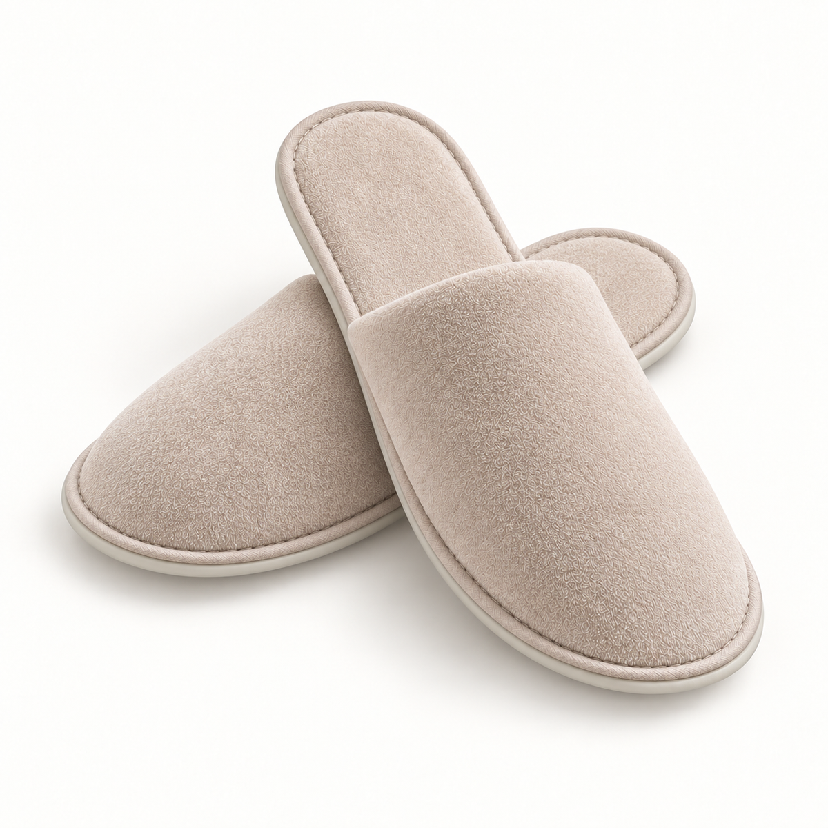 Maison Closed-Toe Velour Slipper — pair alternate