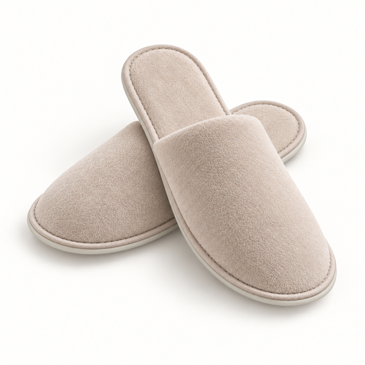 Maison Closed-Toe Velour Slipper — pair alternate