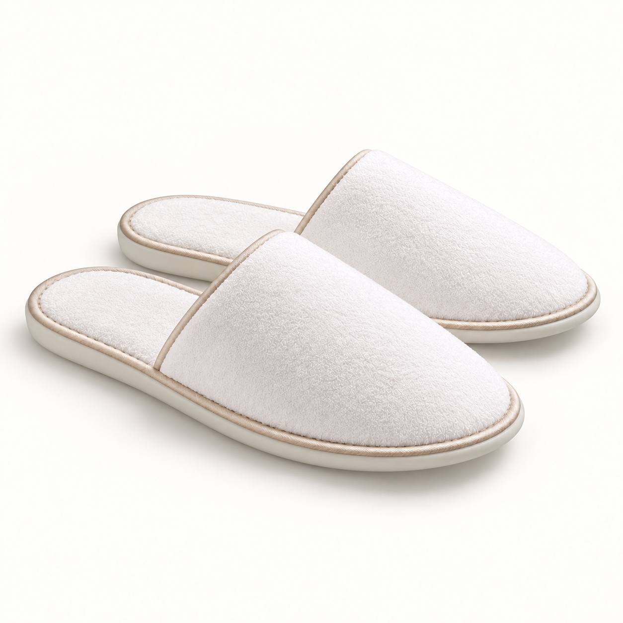 Reserve Closed-Toe Piped Velour Slipper — profile