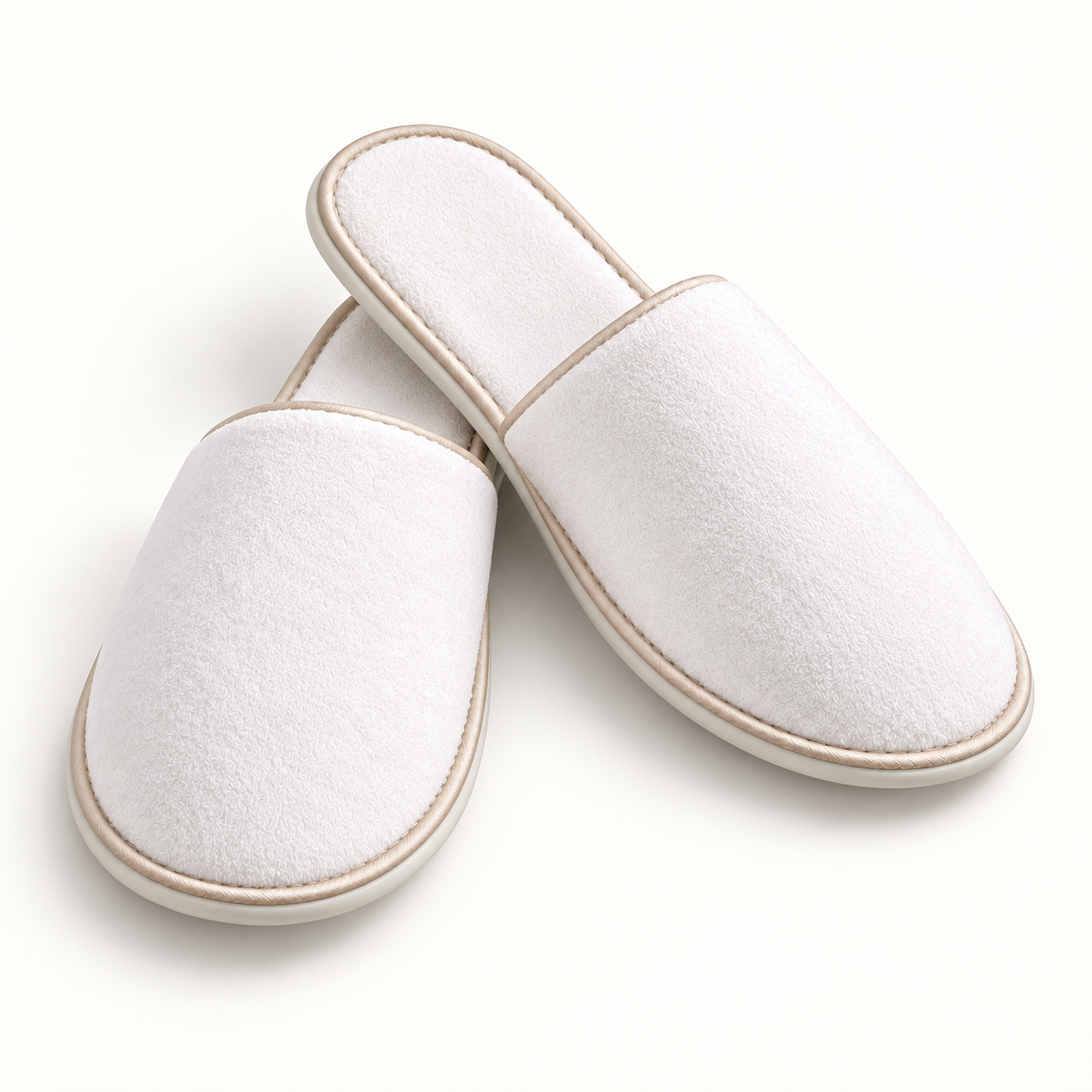 Reserve Closed-Toe Piped Velour Slipper — pair alternate