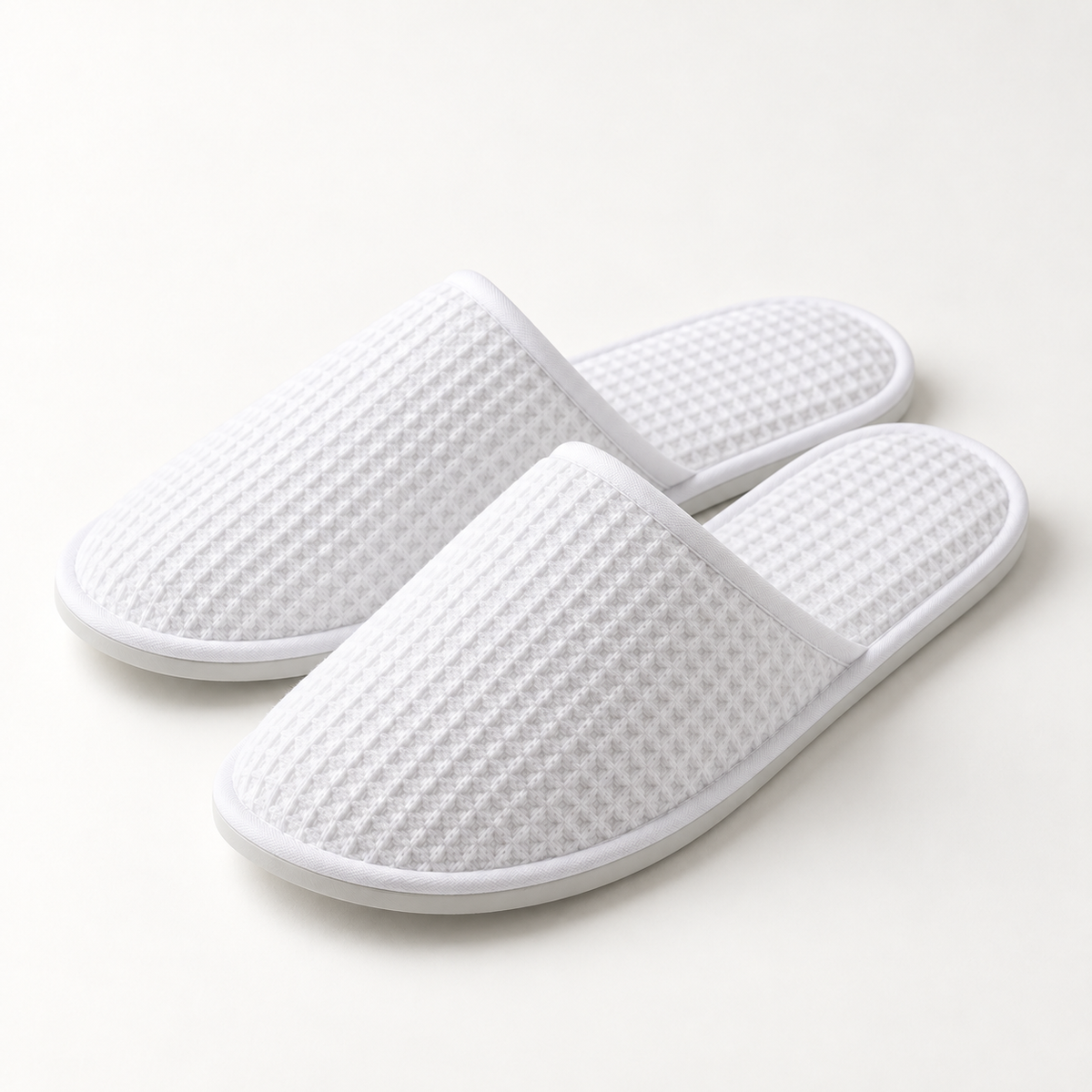 Serenity Closed-Toe Waffle Slipper — pair alternate