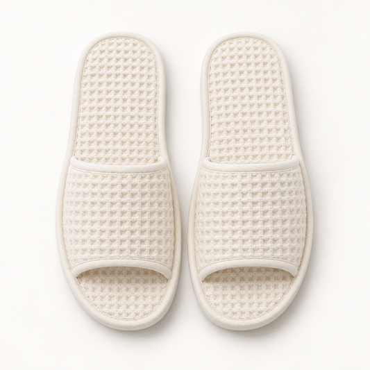 Hydro Open-Toe Honeycomb Slipper — overhead
