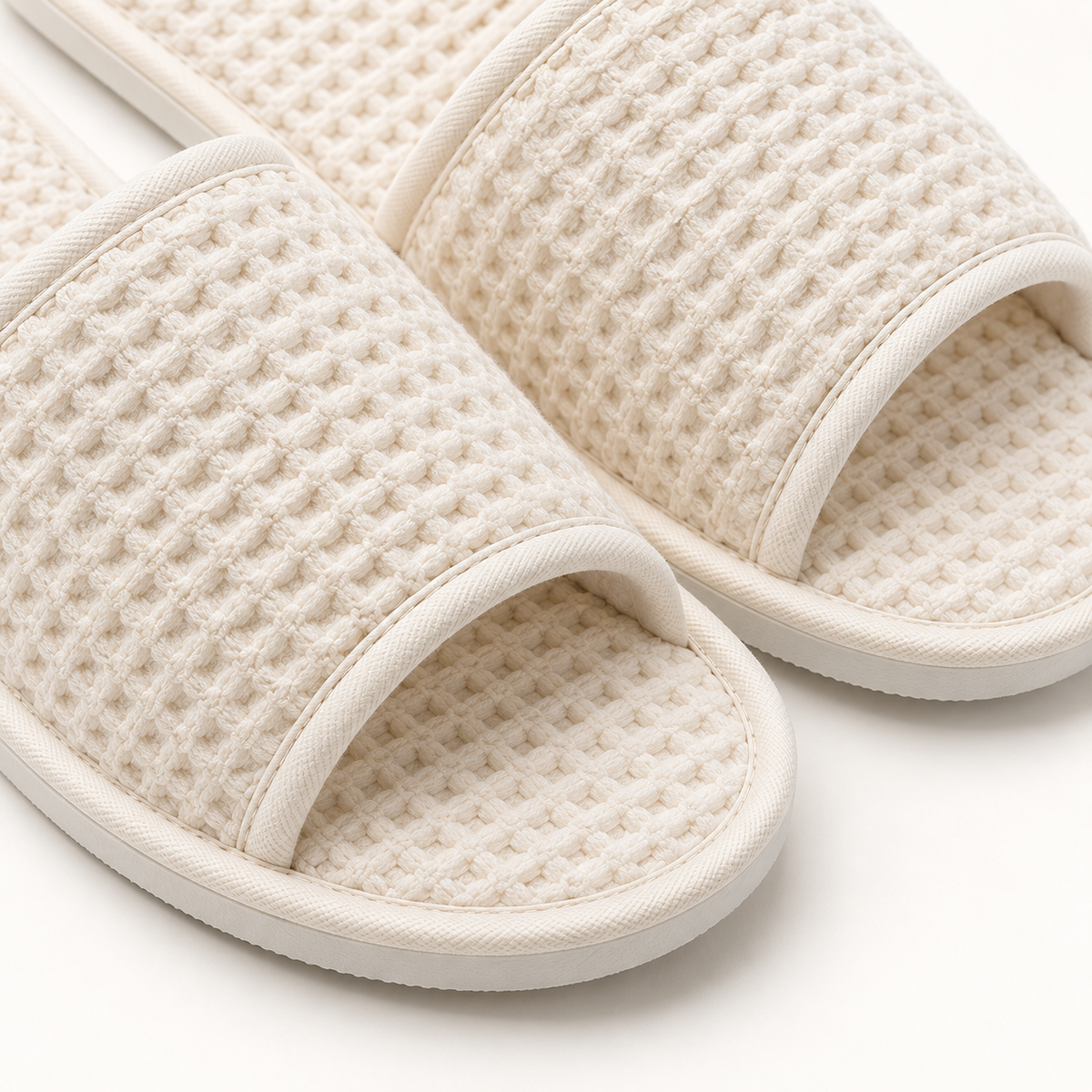 Hydro Open-Toe Honeycomb Slipper — footbed