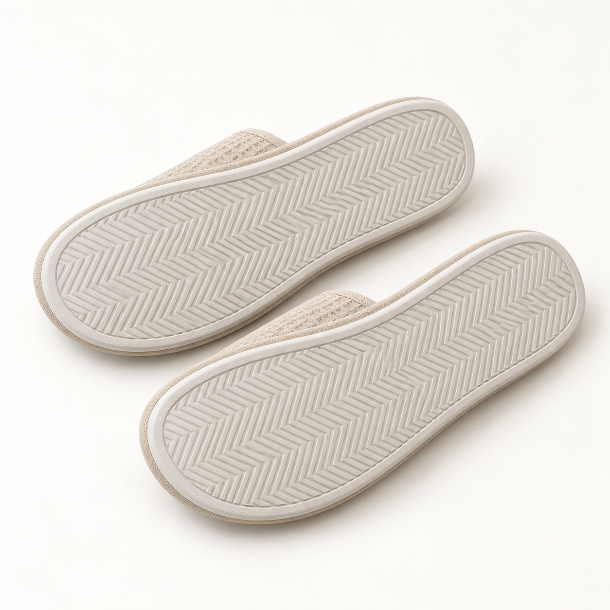 Retreat Open-Toe Waffle Slipper — sole