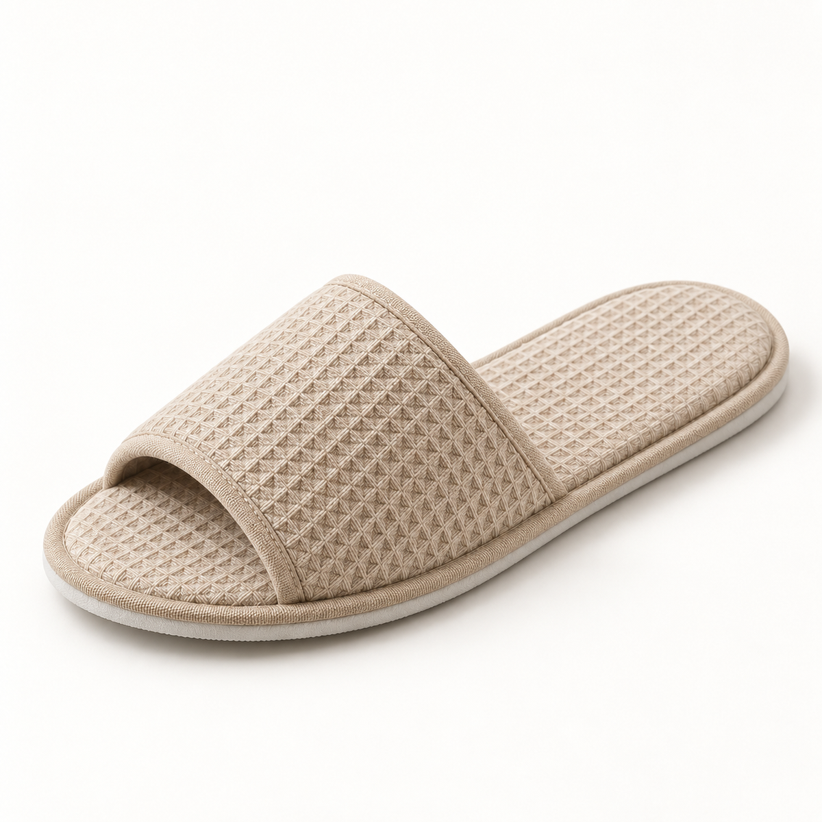 Retreat Open-Toe Waffle Slipper — single