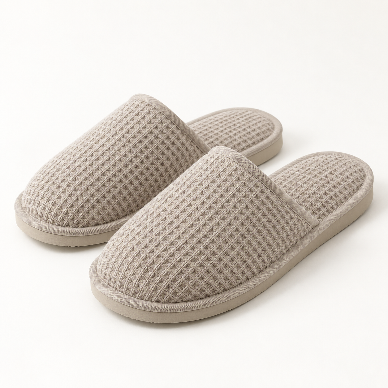 Thermal Closed-Toe Waffle Slipper — hero