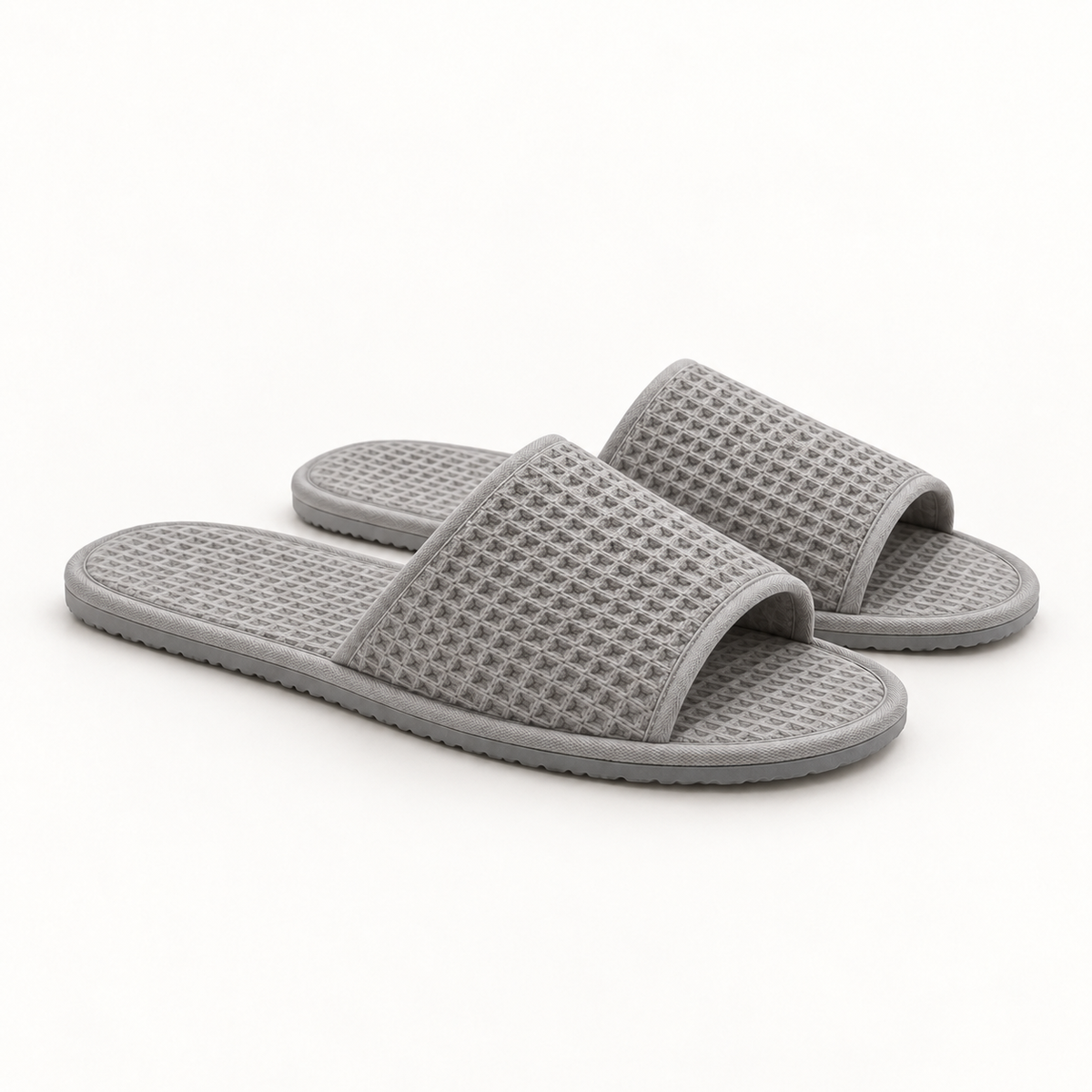 Mineral Open-Toe Waffle Slipper — profile