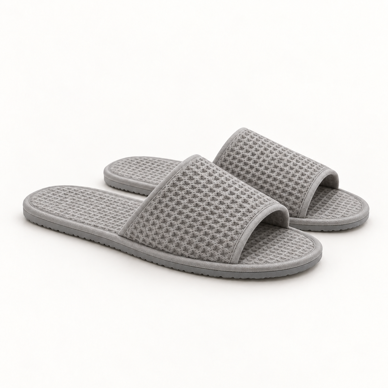 Mineral Open-Toe Waffle Slipper — profile