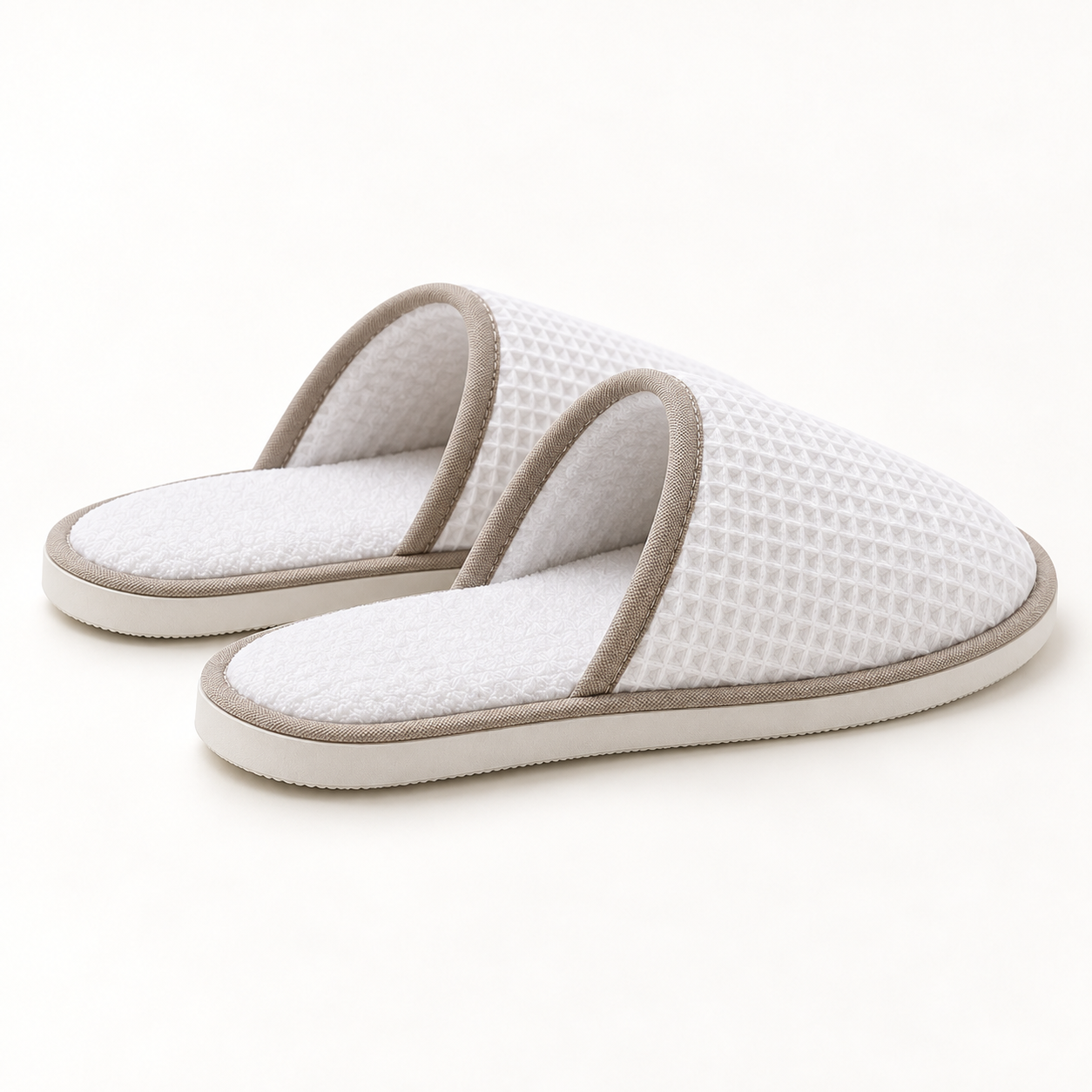 Spa Suite Closed-Toe Piped Slipper — rear