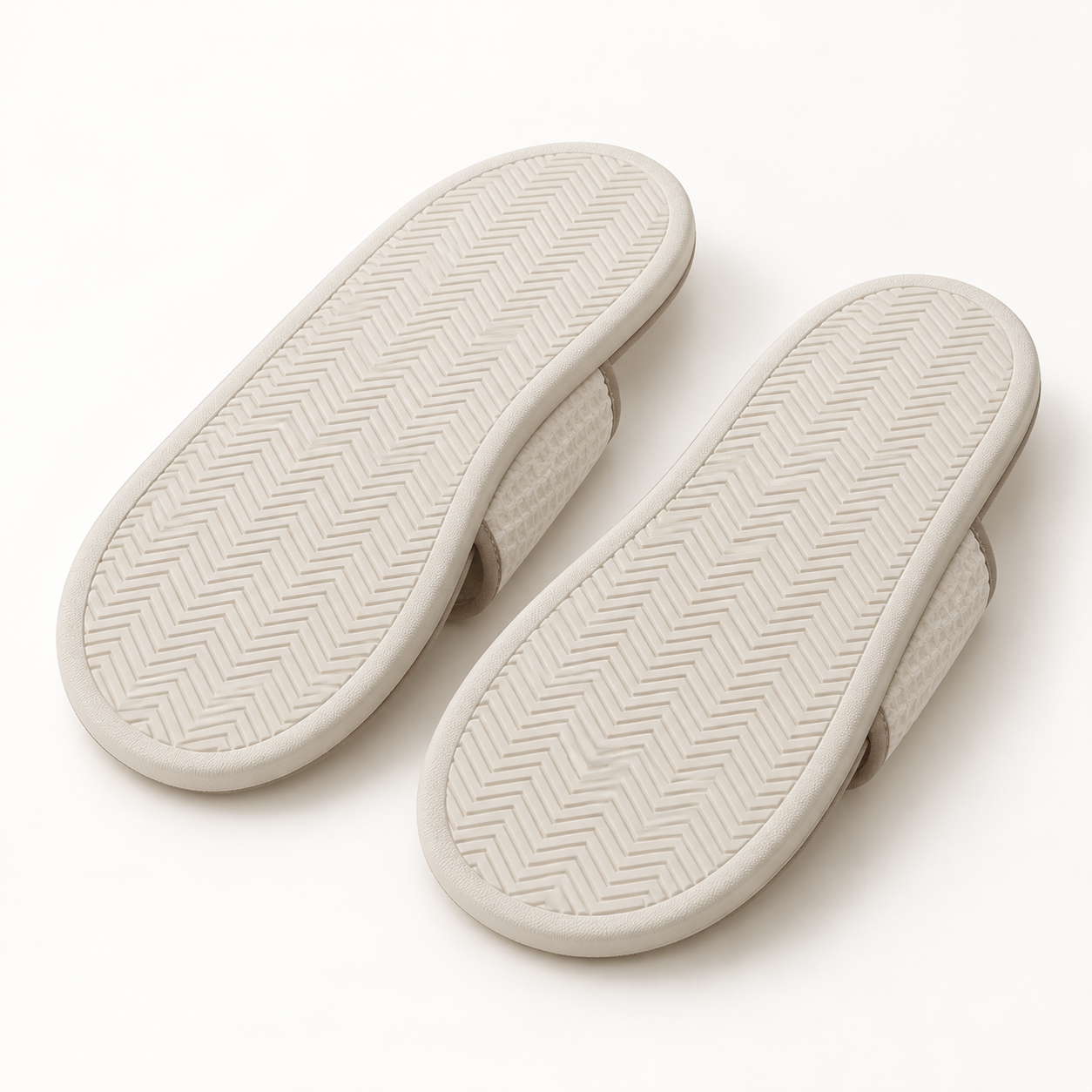 Spa Suite Open-Toe Piped Slipper — sole