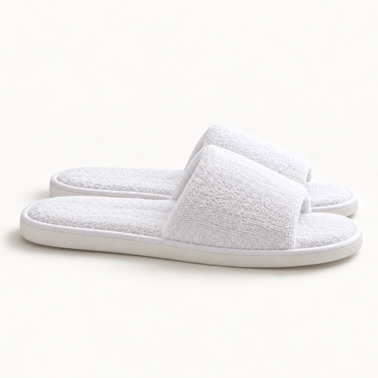 Cloud Open-Toe Terry Slipper — profile