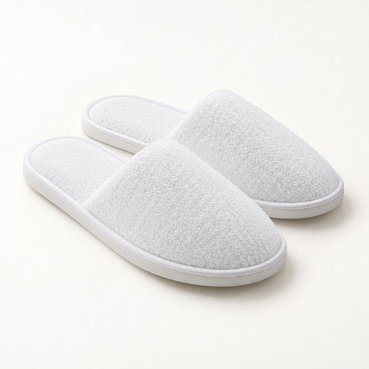 Cloud Closed-Toe Terry Slipper — hero
