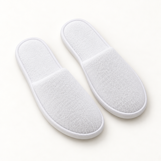 Cloud Closed-Toe Terry Slipper — overhead