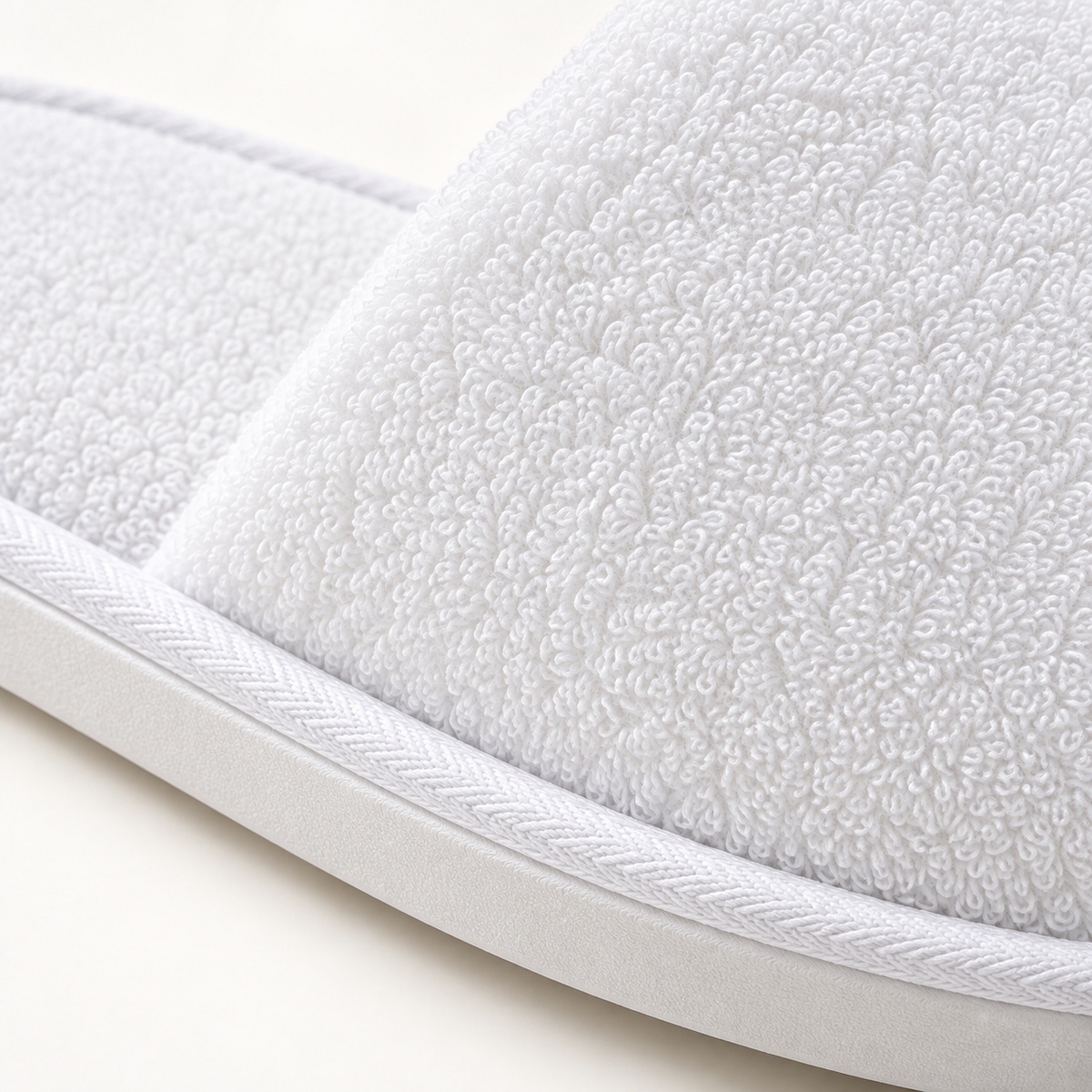 Cloud Closed-Toe Terry Slipper — material