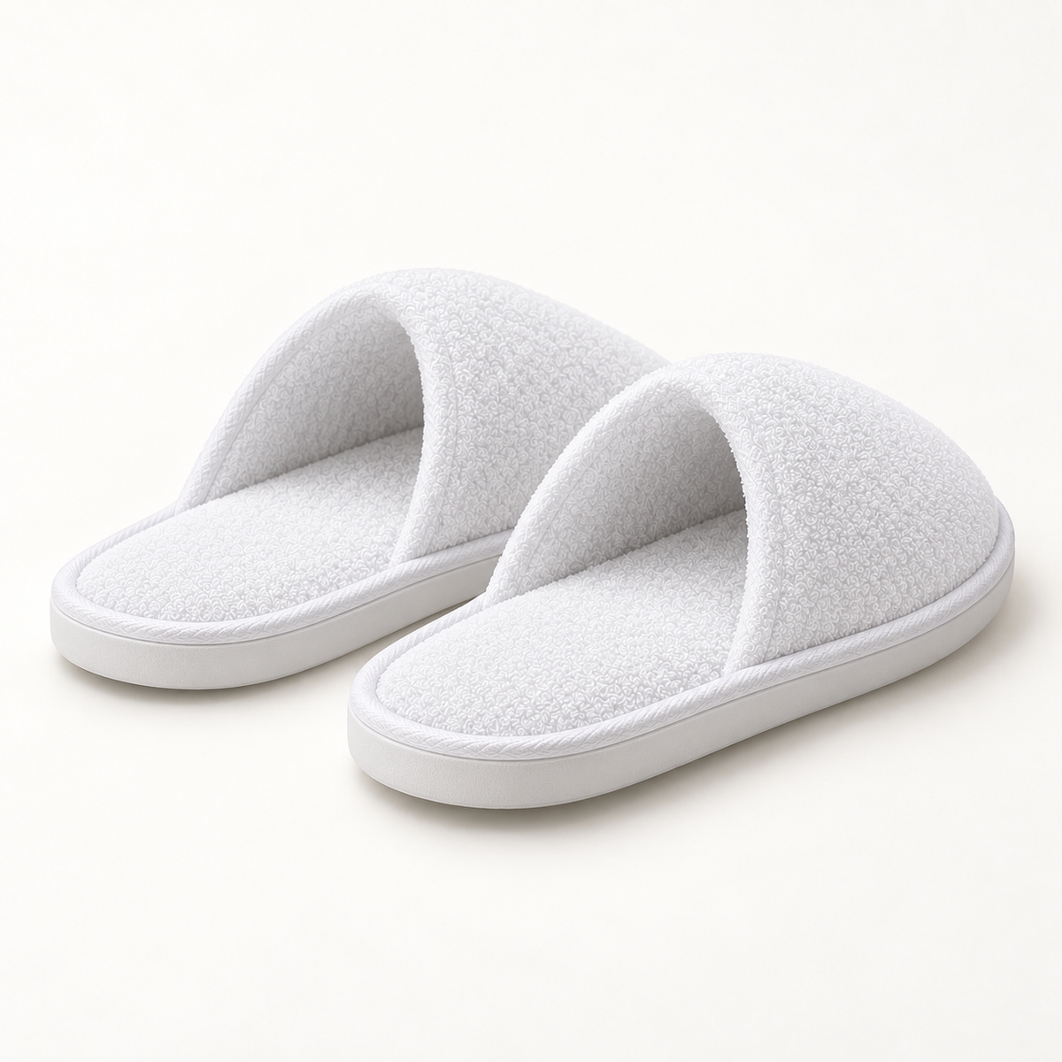 Cloud Closed-Toe Terry Slipper — rear