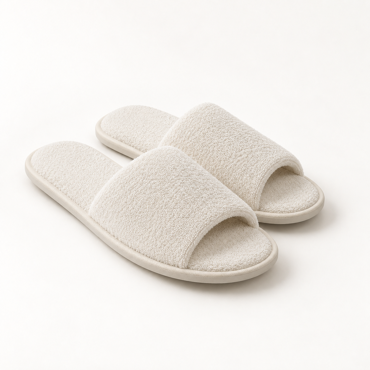 Haven Open-Toe Terry Slipper — hero