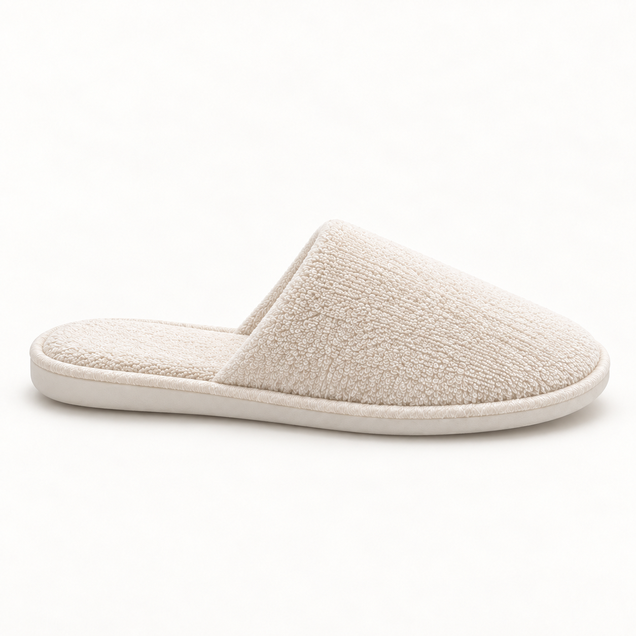 Haven Closed-Toe Terry Slipper — profile