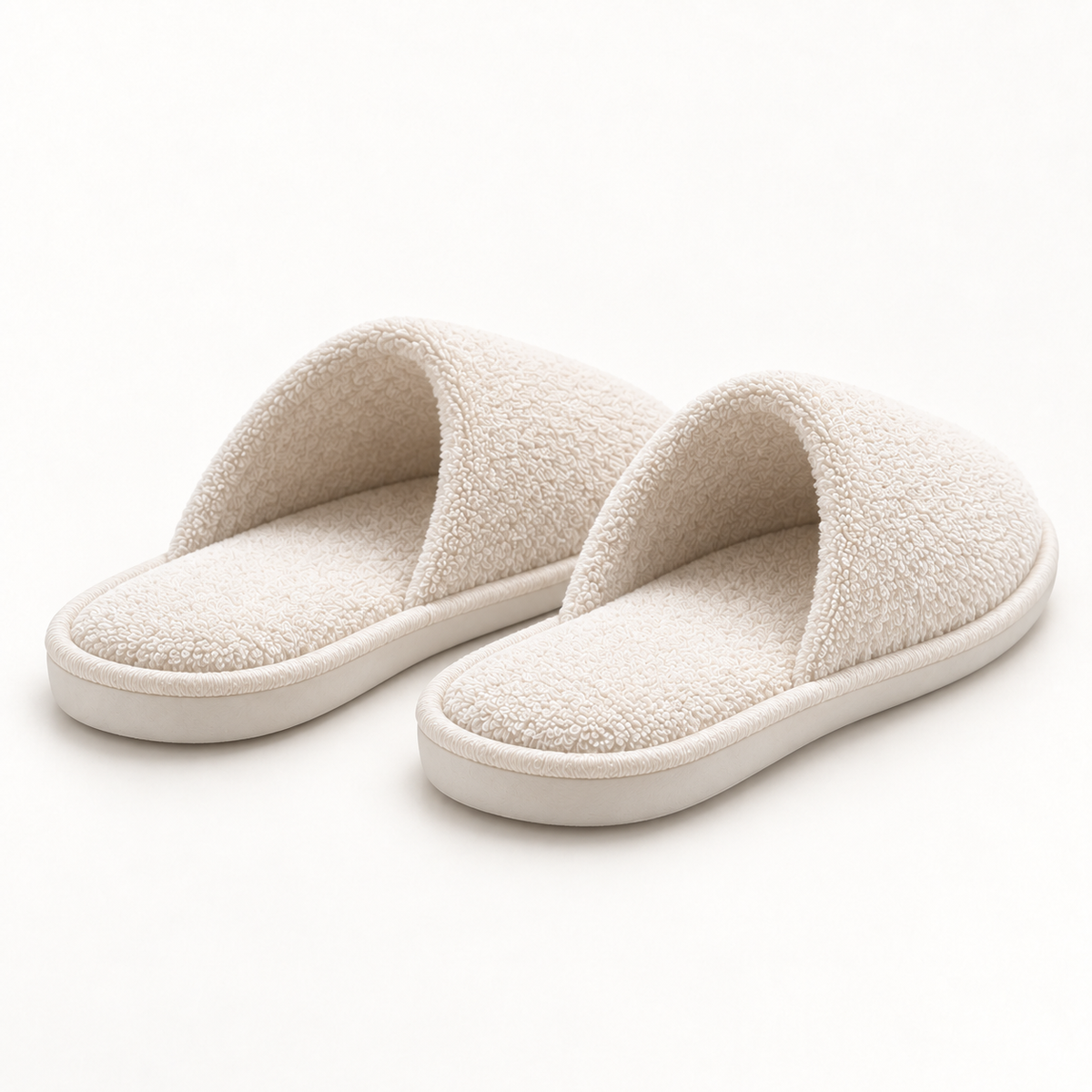 Haven Closed-Toe Terry Slipper — rear
