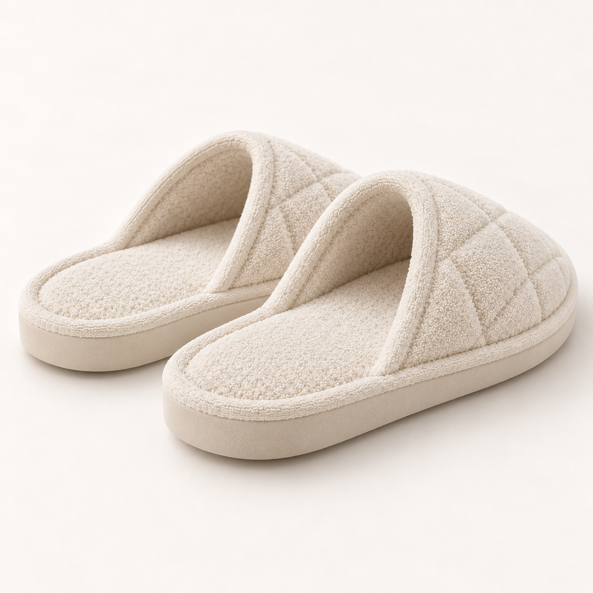 Cocoon Quilted Terry Slipper — rear
