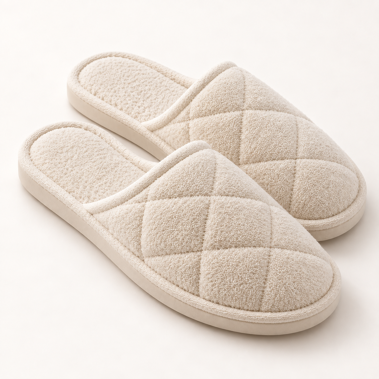 Cocoon Quilted Terry Slipper — pair alternate