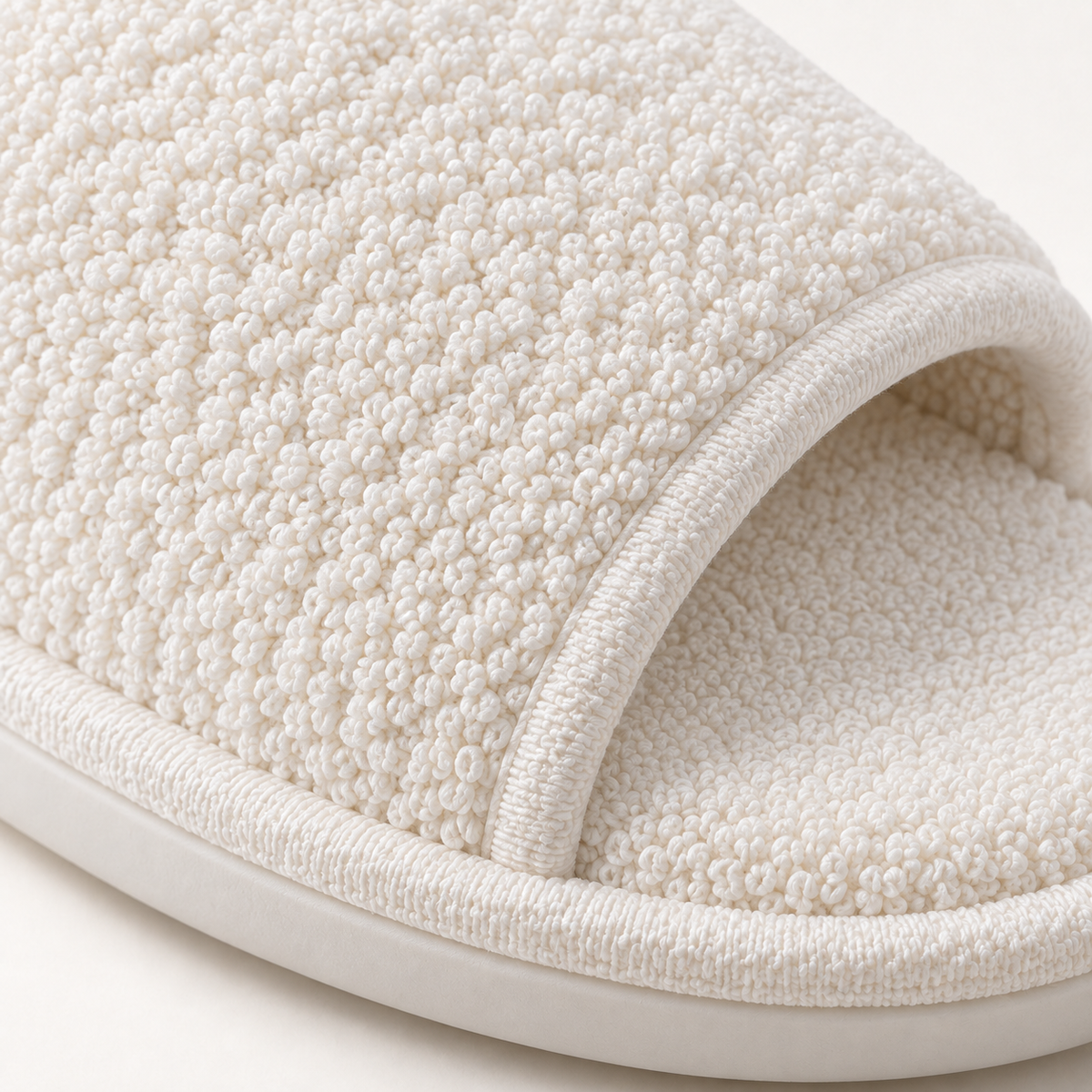 Solace Sculpted Terry Slipper — material