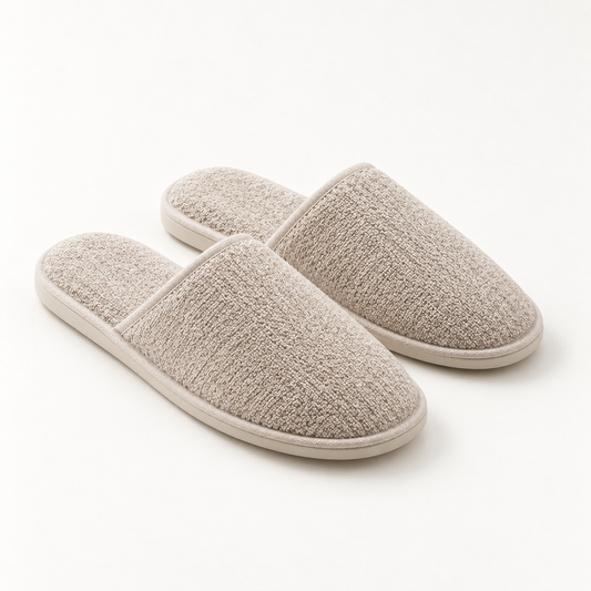 Residence Closed-Toe French Terry Slipper — hero