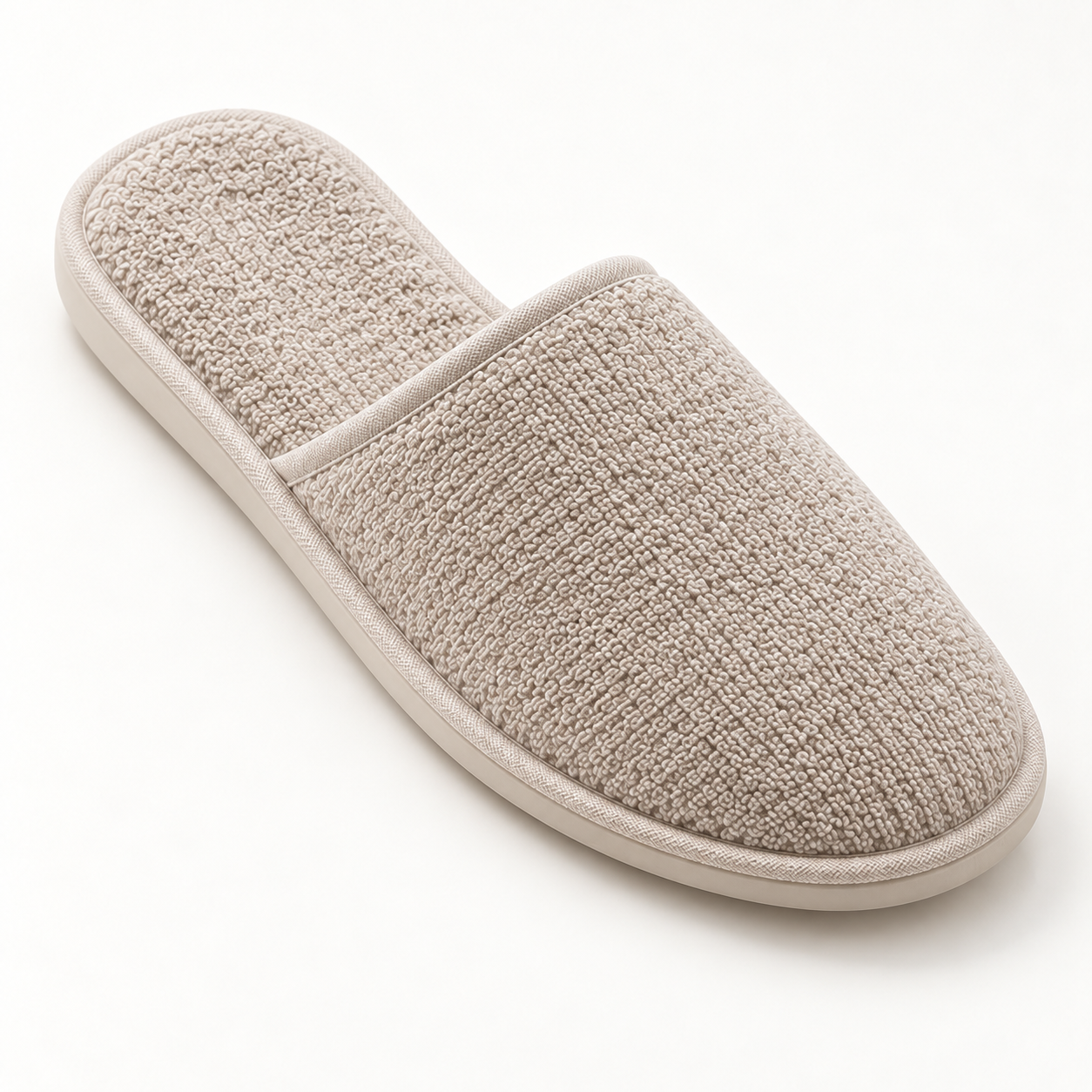 Residence Closed-Toe French Terry Slipper — footbed