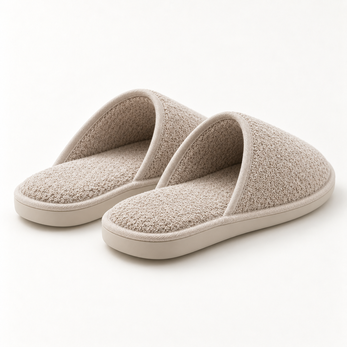 Residence Closed-Toe French Terry Slipper — rear
