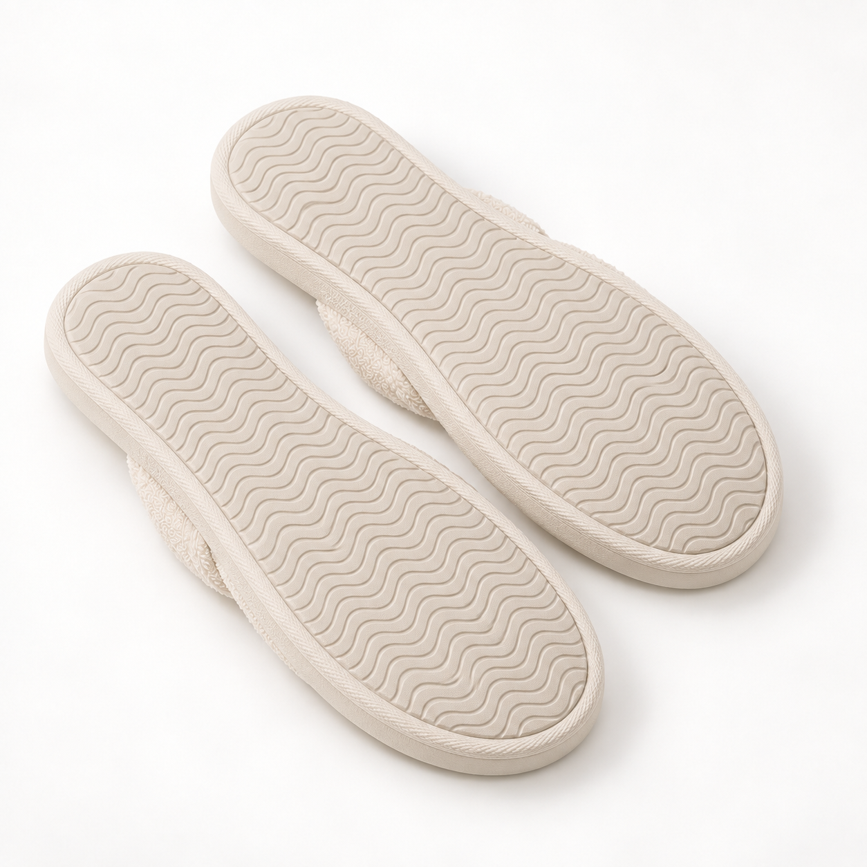Signature Cross-Strap Terry Slipper — sole