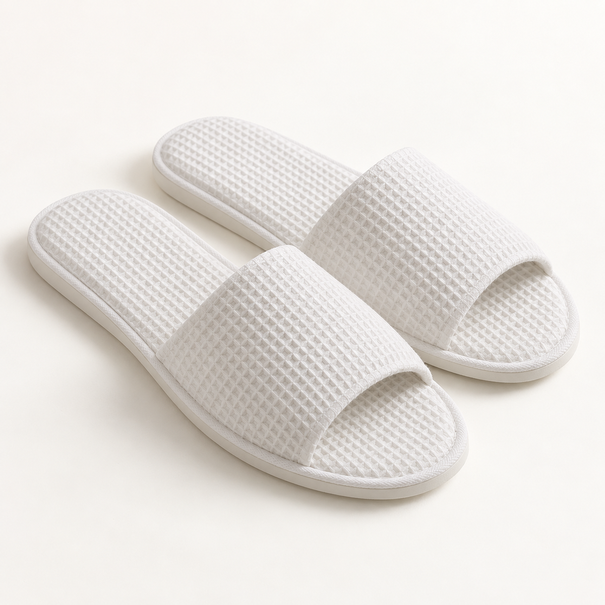 Eco Waffle Open-Toe Slipper — hero