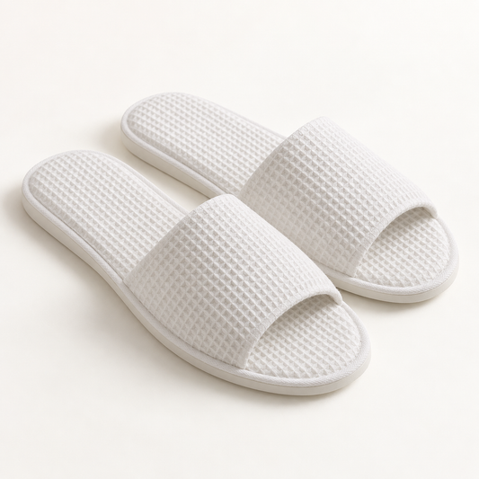 Eco Waffle Open-Toe Slipper — hero