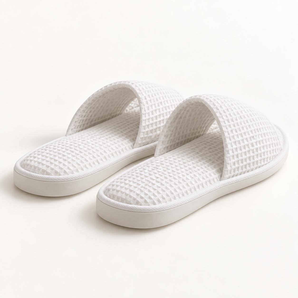 Eco Waffle Open-Toe Slipper — rear