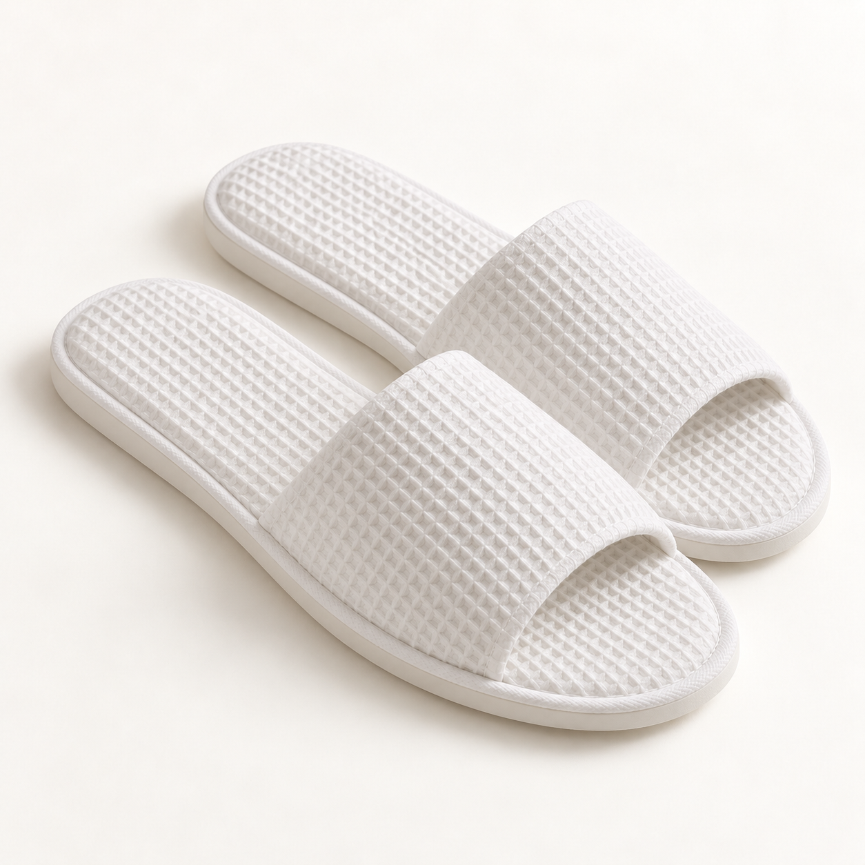 Eco Waffle Open-Toe Slipper — pair alternate