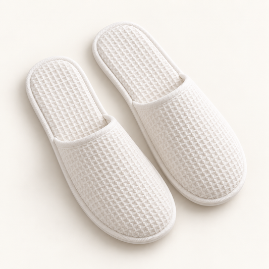 Eco Waffle Closed-Toe Slipper — overhead