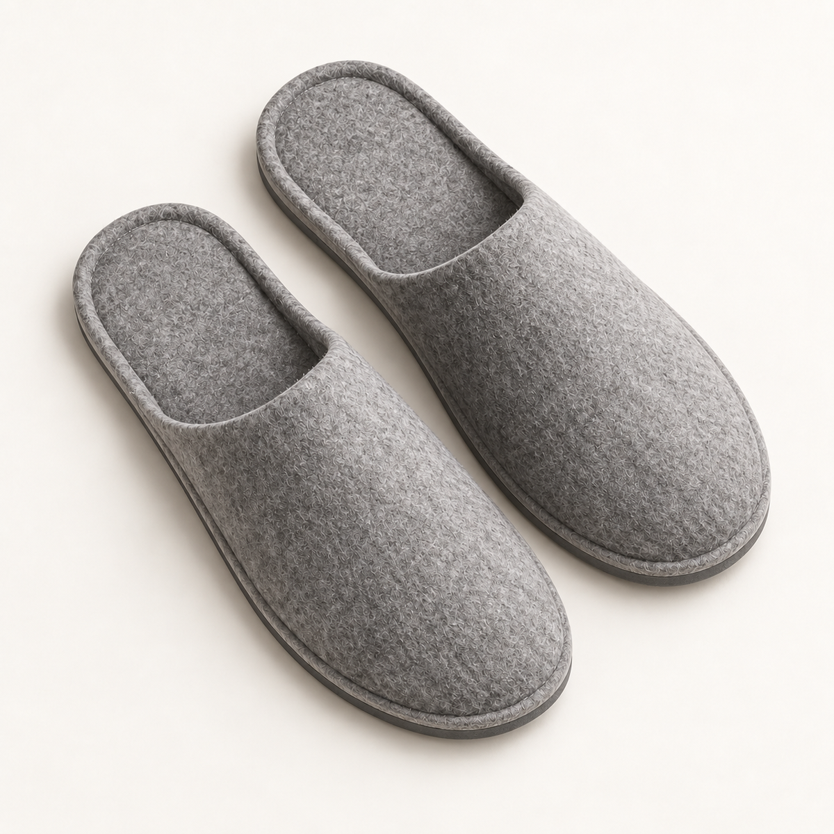 ReNew Felt Open-Heel Slipper — overhead