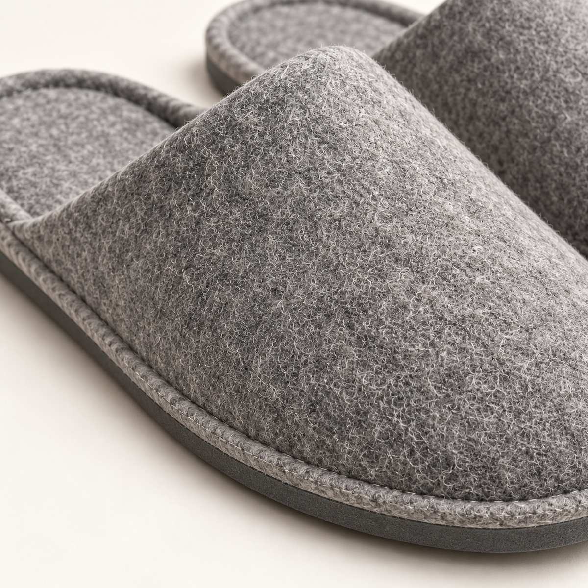 ReNew Felt Open-Heel Slipper — material